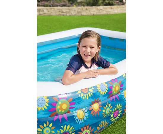 Inflatable Pool Flowers 229 x 152 x 56 cm Bestway 54120