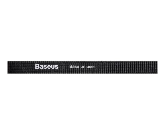 Baseus ACMGT-F01 Velcro Vadu organizātors līp-lente savilcējs 3m Melna