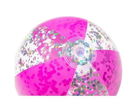 Beach Ball With Glitter Pink 41cm Bestway 31050