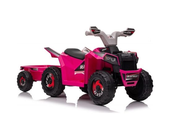 Lean Cars XMX630T Pink Battery Quad Bike With Trailer Электрические мотоциклы