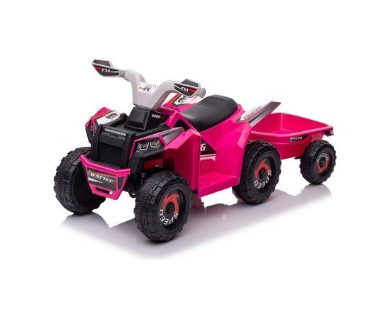 Lean Cars XMX630T Pink Battery Quad Bike With Trailer Электрические мотоциклы