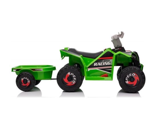 Lean Cars XMX630T Green Battery Quad Bike With Trailer