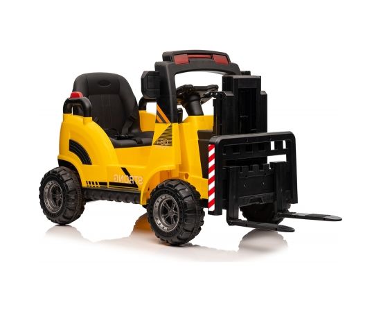 Lean Cars Battery Forklift WH101 Yellow Bērnu elektriskie traktori un kravas auto  Lean Cars Battery Forklift WH101 Yellow Bērnu elektriskie traktori un kravas auto
