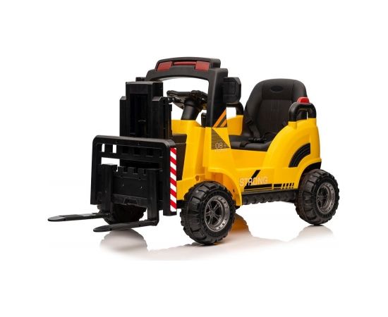 Lean Cars Battery Forklift WH101 Yellow Bērnu elektriskie traktori un kravas auto 