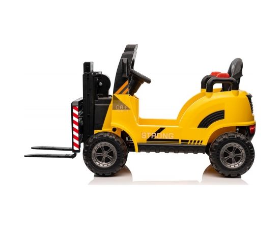 Lean Cars Battery Forklift WH101 Yellow Bērnu elektriskie traktori un kravas auto 