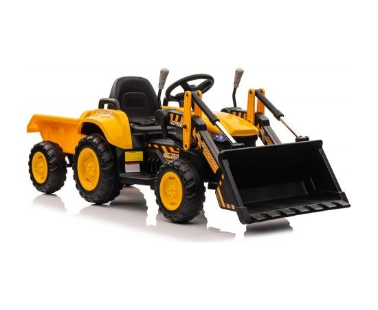 Lean Cars Rechargeable tractor with bucket BW-X002A Yellow