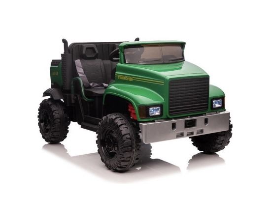 Lean Cars Car On Battery JC222 Green Bērnu elektriskie traktori un kravas auto 