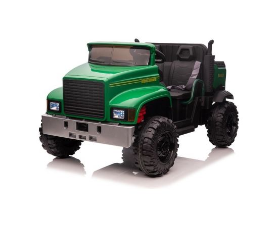 Lean Cars Car On Battery JC222 Green Bērnu elektriskie traktori un kravas auto 