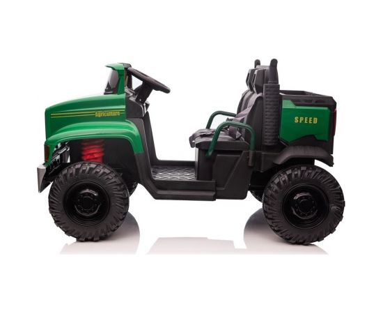 Lean Cars Car On Battery JC222 Green Bērnu elektriskie traktori un kravas auto 