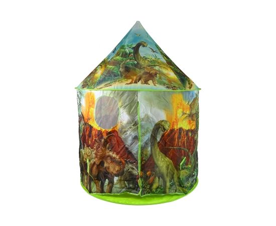 Import Leantoys Children's Tent House Dinosaurs Garden Green