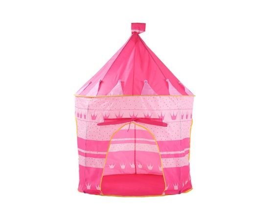 Import Leantoys Tent  Princess Palace For Kids Garden Crown Pink
