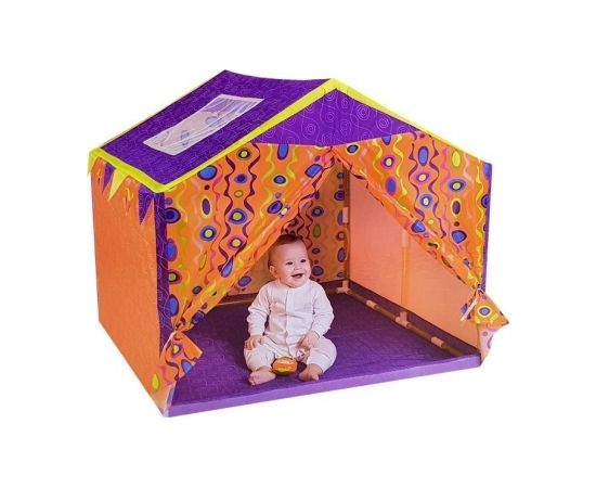 Import Leantoys Colorful Tent House for Children 112 cm x 110 cm x 102 cm