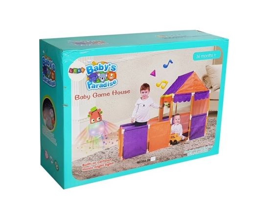 Import Leantoys Colorful Tent House for Children 112 cm x 110 cm x 102 cm