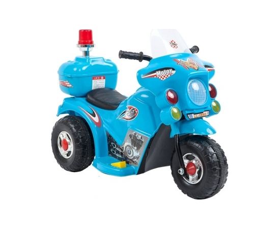 Lean Cars LL999 Electric Ride-On Motorbike Blue