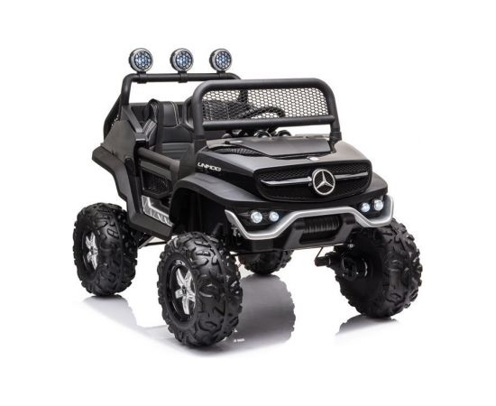 Lean Cars Electric Ride On Mercedes Unimog S Black