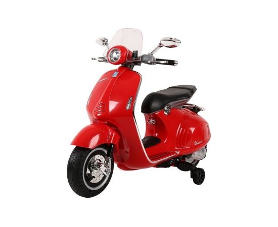 Lean Cars Red Electric Scooter Vespa GTS 300