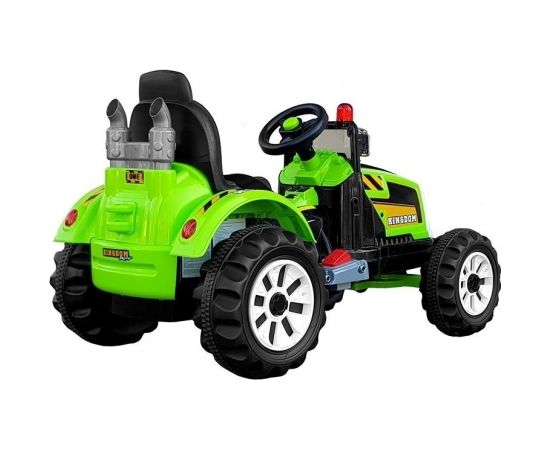 Lean Cars Electric Ride On Tractor Kingdom Green