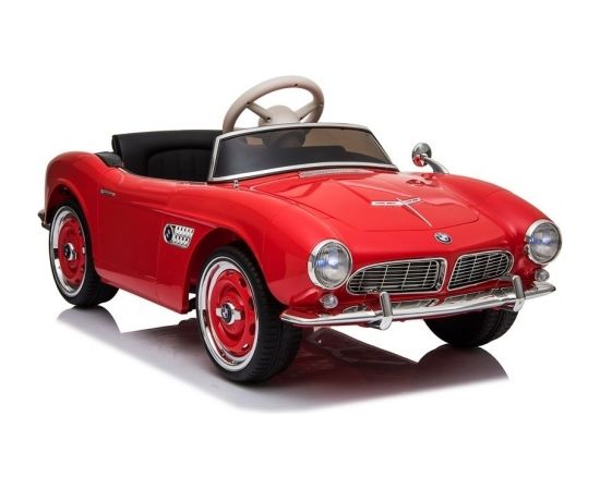 Lean Cars Electric Ride-On Car BMW Retro Red Painted