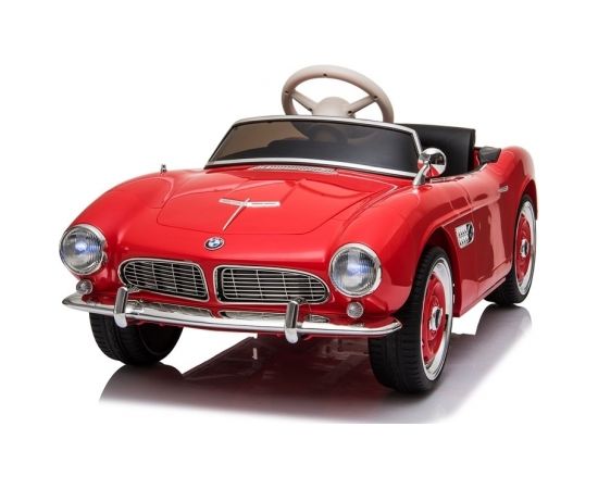 Lean Cars Electric Ride-On Car BMW Retro Red Painted
