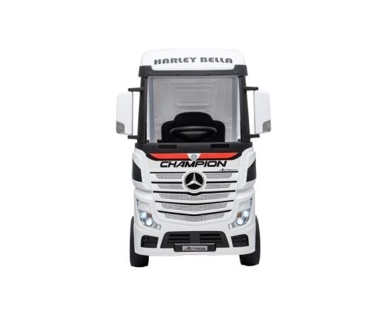 Lean Cars Mercedes Actros Electric Ride On Car White Электрические тракторы