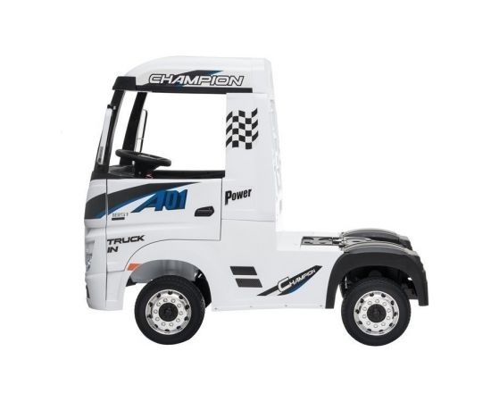 Lean Cars Mercedes Actros Electric Ride On Car White Электрические тракторы