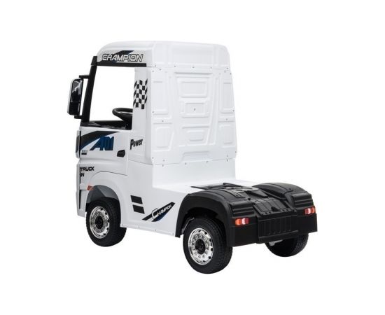 Lean Cars Mercedes Actros Electric Ride On Car White Электрические тракторы