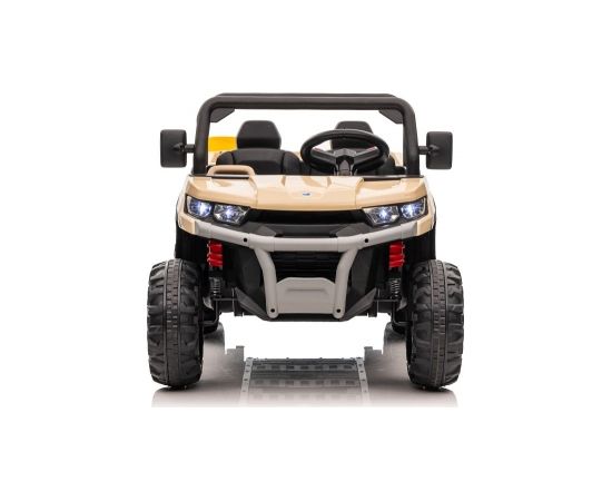 Lean Cars Divvietīgs bērnu elektroauto XMX623B 24V, zelta krāsā 4211-UNIW