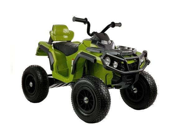 Lean Cars Quad BDM0906 Electric Ride On Vehicle Pumped Wheels - Green
