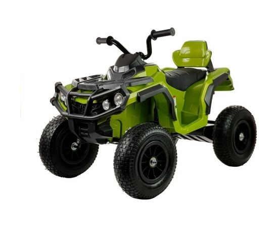 Lean Cars Quad BDM0906 Electric Ride On Vehicle Pumped Wheels - Green