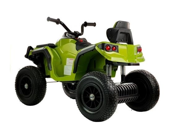Lean Cars Quad BDM0906 Electric Ride On Vehicle Pumped Wheels - Green