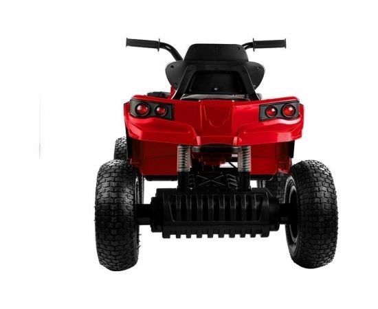 Lean Cars Quad BDM0906 Electric Ride On Vehicle Pumped Wheels - Red