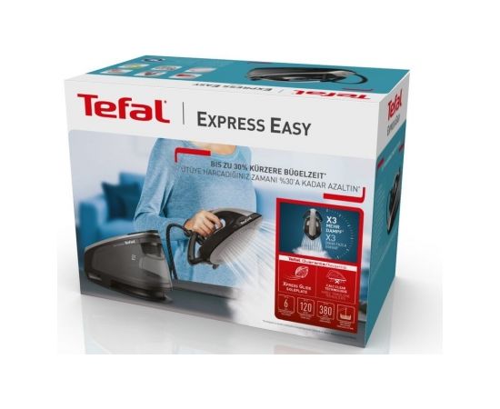 Tefal Express Easy SV6140E0 steam ironing station 2200 W 1.7 L Black, Grey