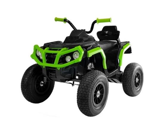 Lean Cars Quad BDM0906 Electric Ride On Vehicle Pumped Wheels - Black