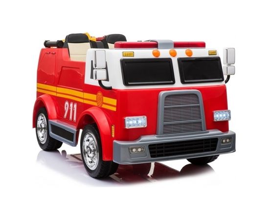 Lean Cars Fire Truck Red - Electric Ride On Car