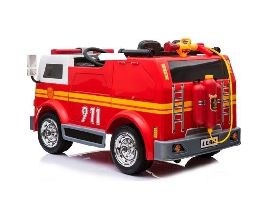 Lean Cars Fire Truck Red - Electric Ride On Car