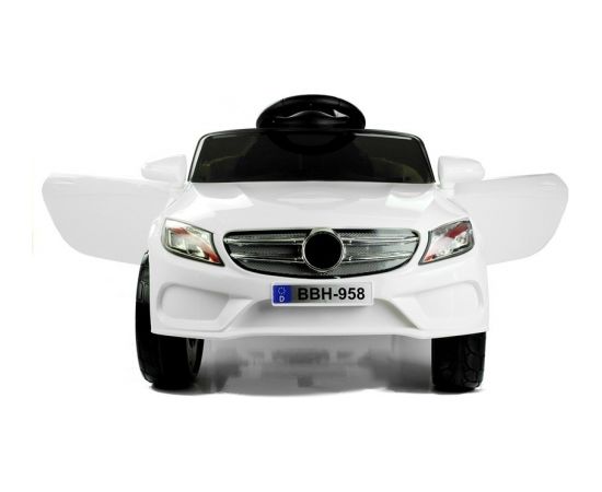 Lean Cars BBH958 White - Electric Ride On Car