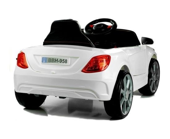 Lean Cars BBH958 White - Electric Ride On Car