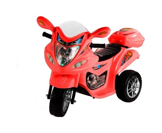 Lean Cars BJX-88 Red - Electric Ride On Motorcycle Bērnu elektriskie motocikli un kvadracikli 