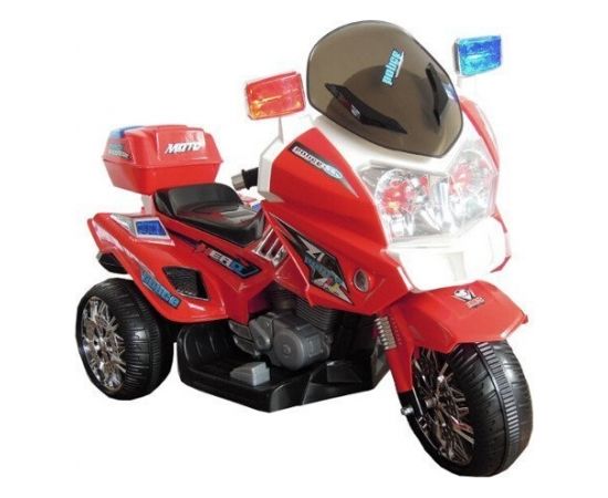 Lean Cars CH815 Red - Electric Ride On Police Motorcycle