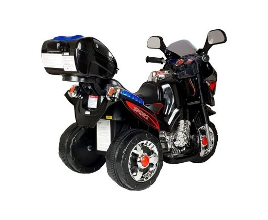 Lean Cars HC8051 Black - Electric Ride On Motorcycle