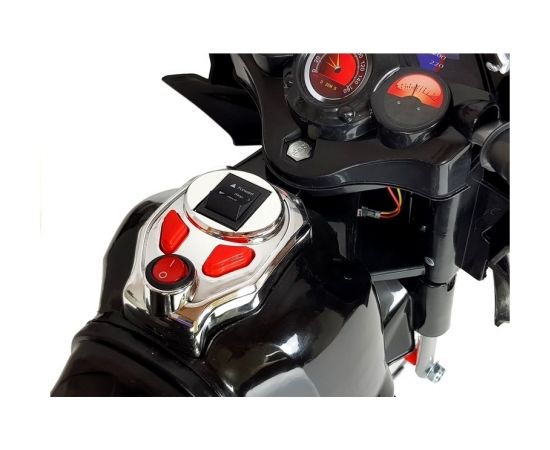 Lean Cars HC8051 Black - Electric Ride On Motorcycle