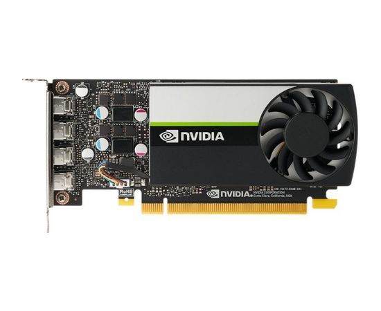 Pny Technologies Graphics Card|PNY|NVIDIA Quadro T1000|8 GB|GDDR6|128 bit|PCIE 3.0 16x|Active|4xMini DisplayPort|VCNT1000-8GB-SB