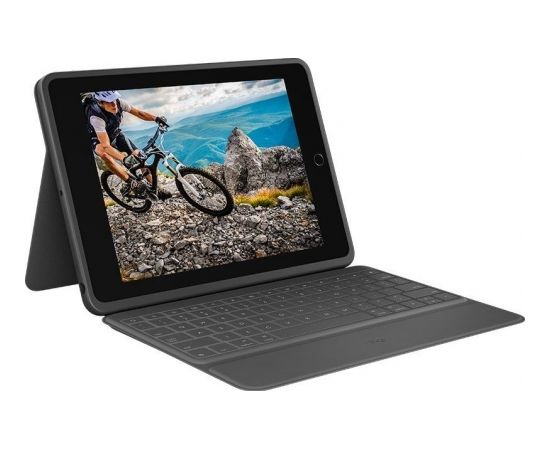 Logitech Rugged Folio for iPad (7th, 8th, & 9th generation)  - GRAPHITE - UK (920-009319)