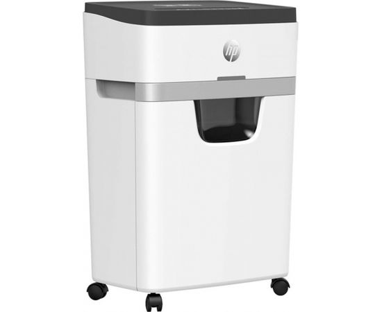 HP ONESHRED 12MC shredder, micro cut, P-5, 12 cards, 25l, light grey