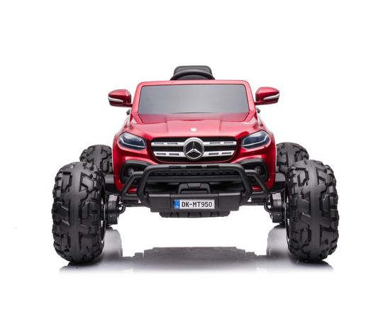 Vienvietīgs bērnu elektromobilis Mercedes DK-MT950 4x4, sarkans lakots