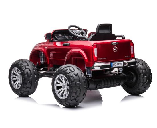 Vienvietīgs bērnu elektromobilis Mercedes DK-MT950 4x4, sarkans lakots