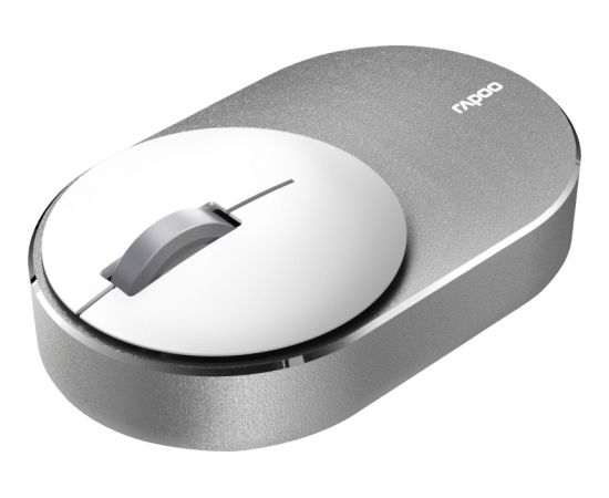 Rapoo M600 mini Multi-mode wireless white/silver, USB/Bluetooth