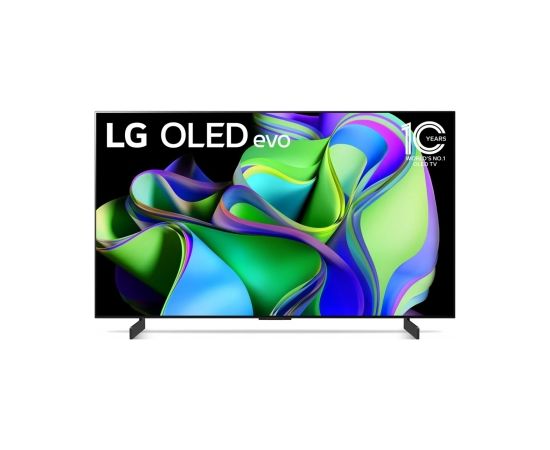 LG 	OLED42C31LA 42" (106 cm), Smart TV, webOS 23, 4K UHD OLED, 3840 x 2160, Wi-Fi