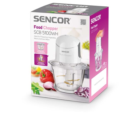 Sencor SCB 5100WH-EUE3 Измельчитель для продуктов 1L 800W