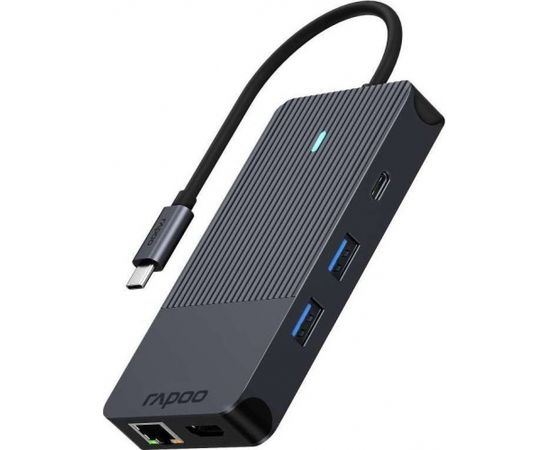 Rapoo USB-C Multiport Adapter HUB 10-in-1, grey